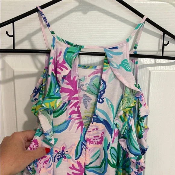 Lilly Pulitzer hardly worn mermaid print tank dress - Picture 5 of 5